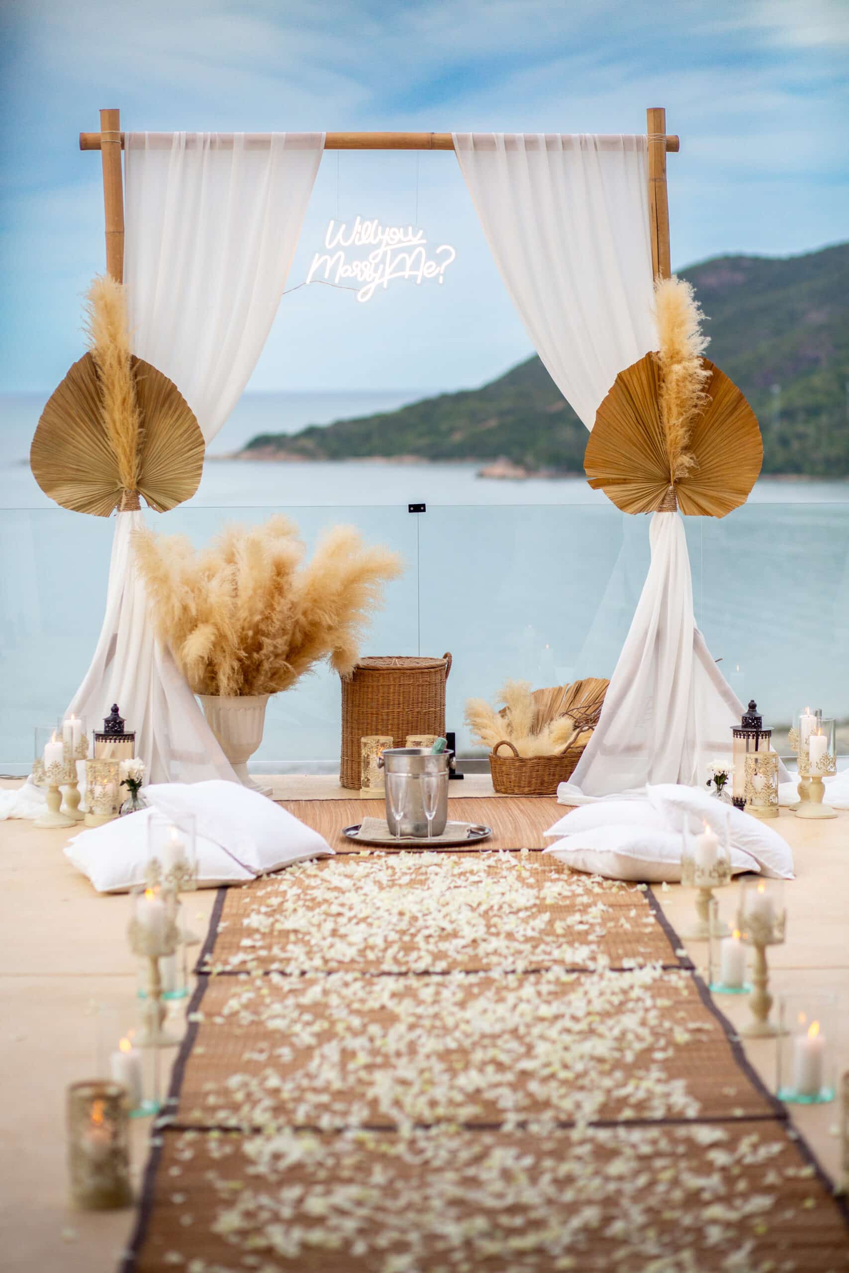 seaview proposal decoration