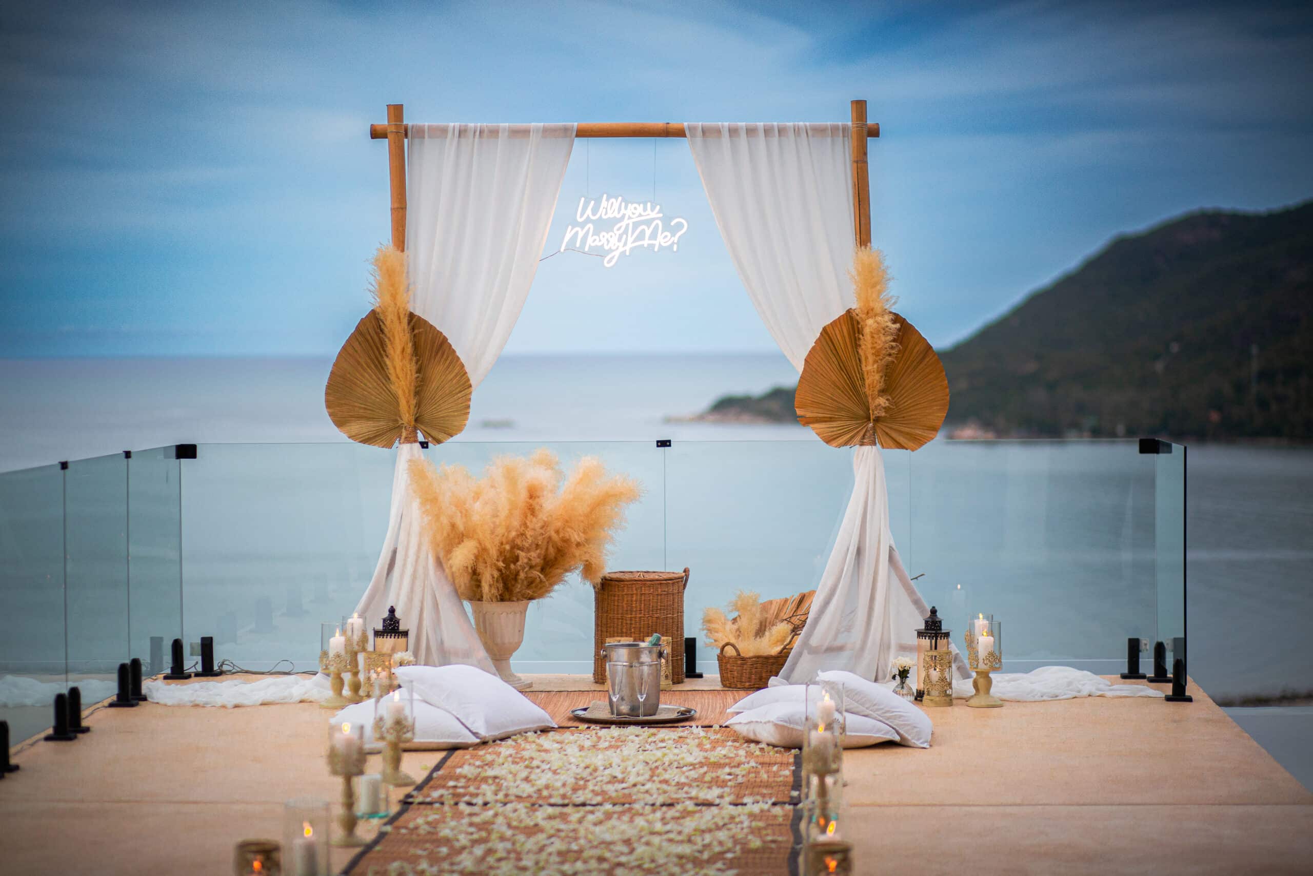 seaview proposal decoration
