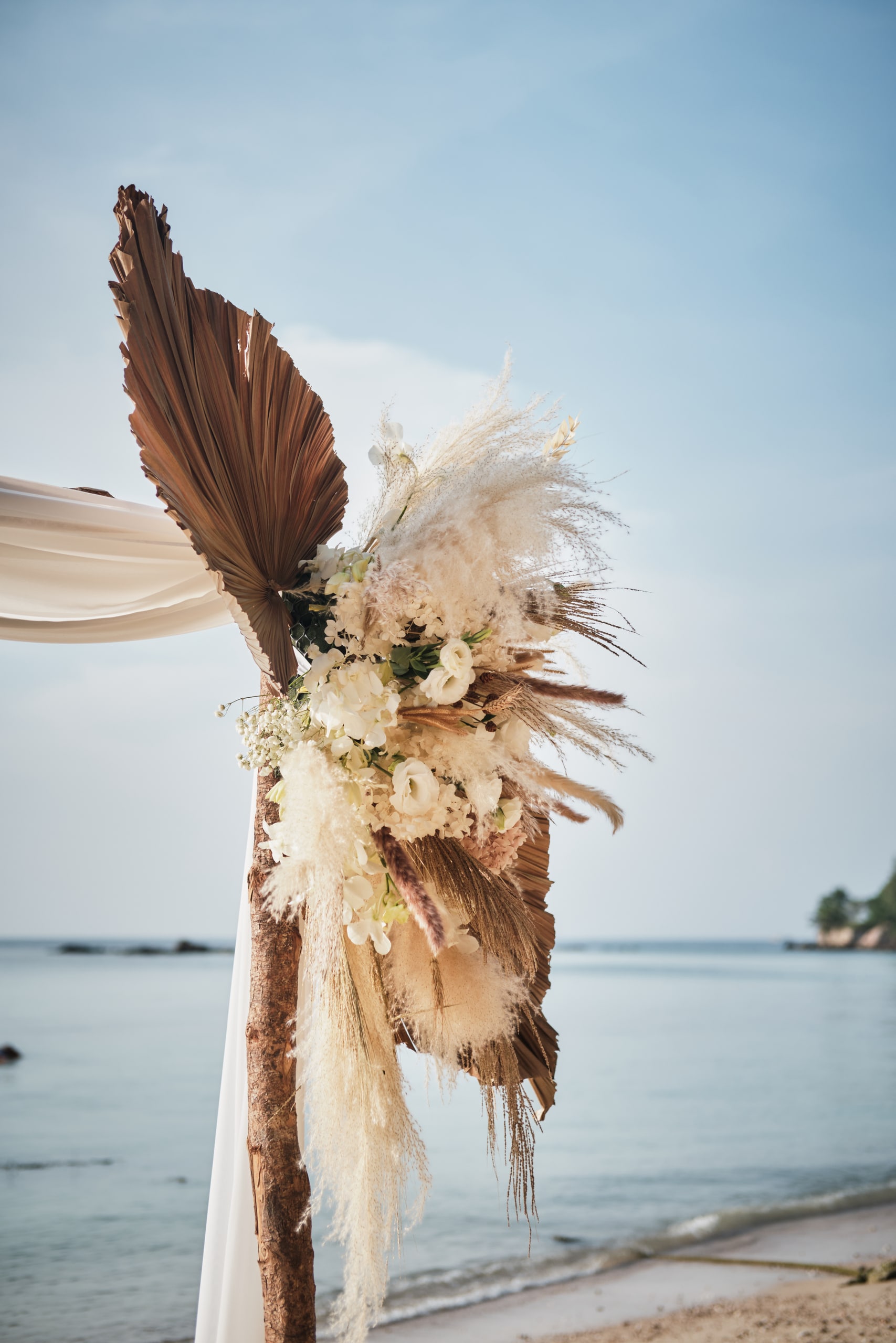 beach wedding decoration