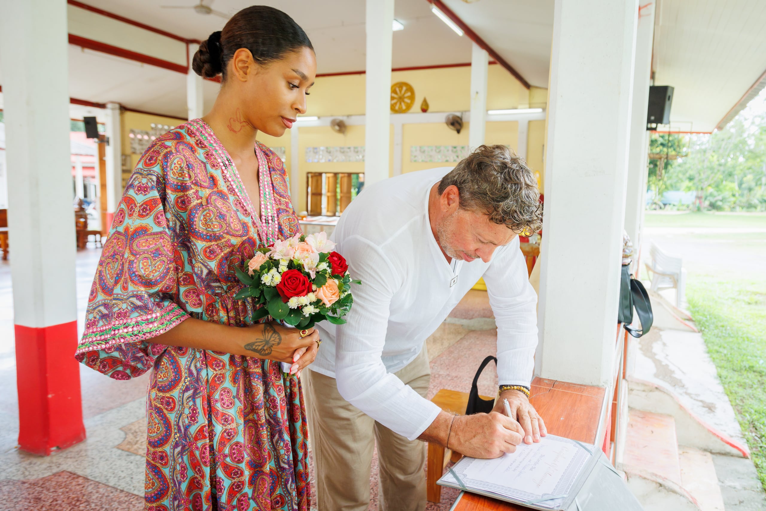 temple wedding ceremony