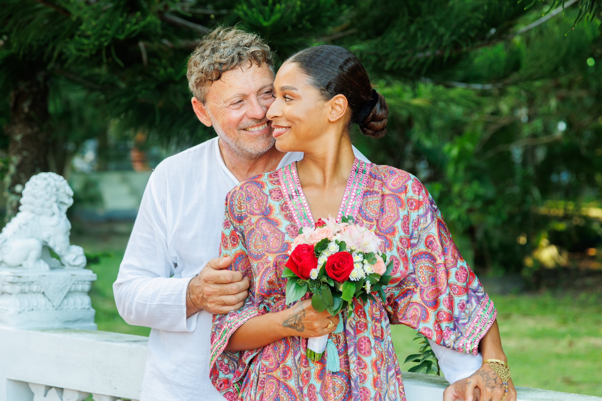 temple wedding couple shooting