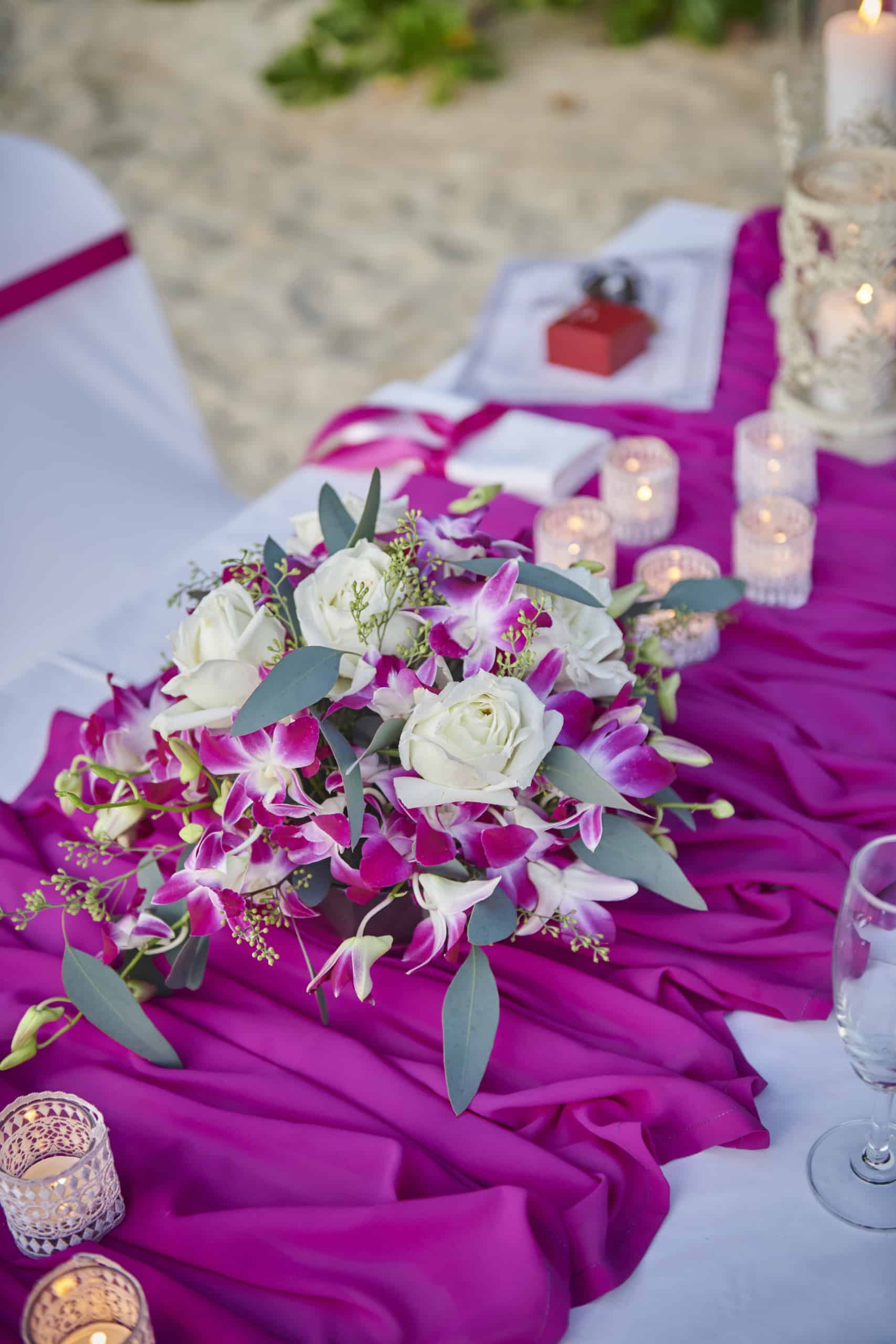 beach wedding decoration
