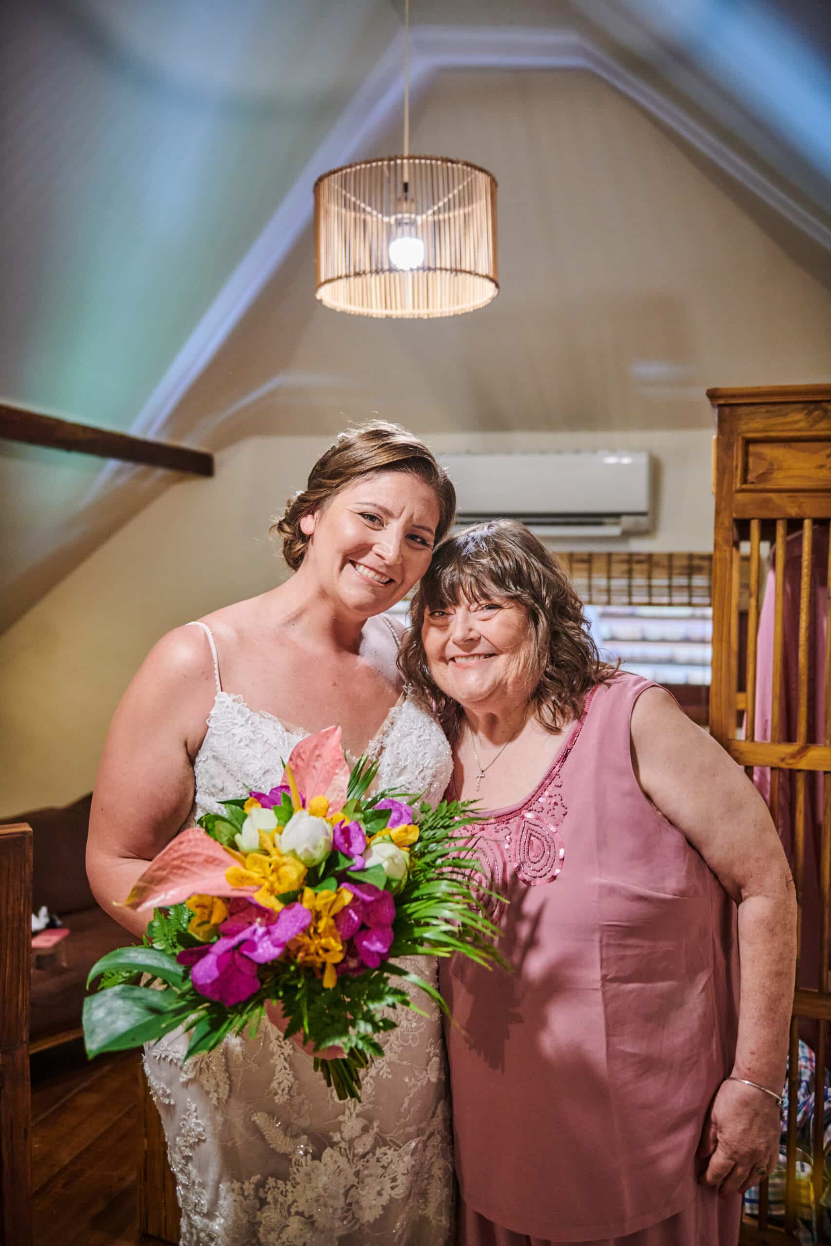 wedding getting ready bride