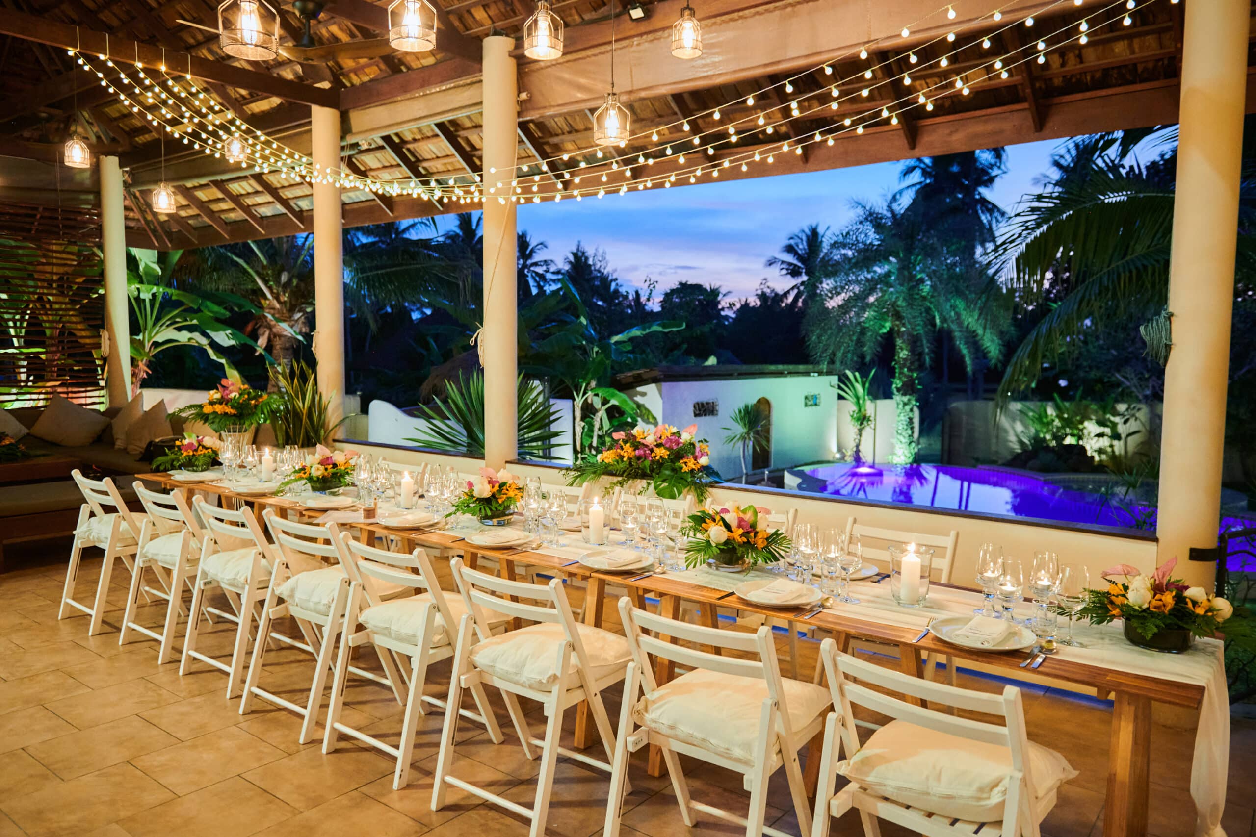 wedding dinner table decoration