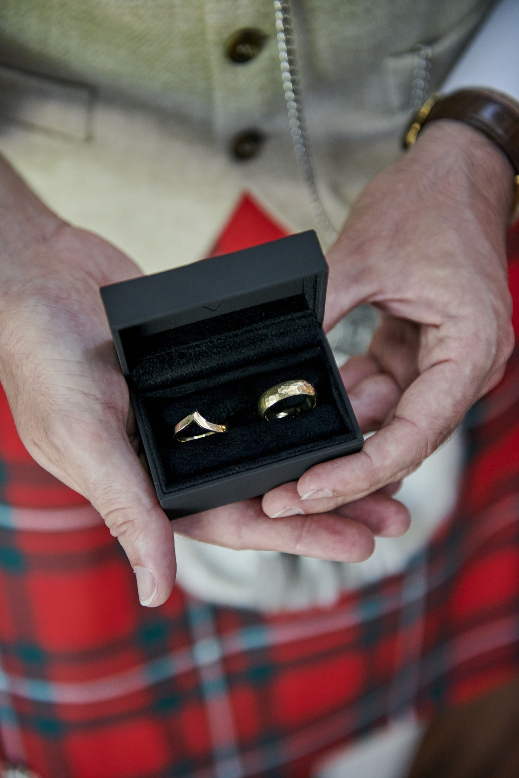 wedding getting ready rings