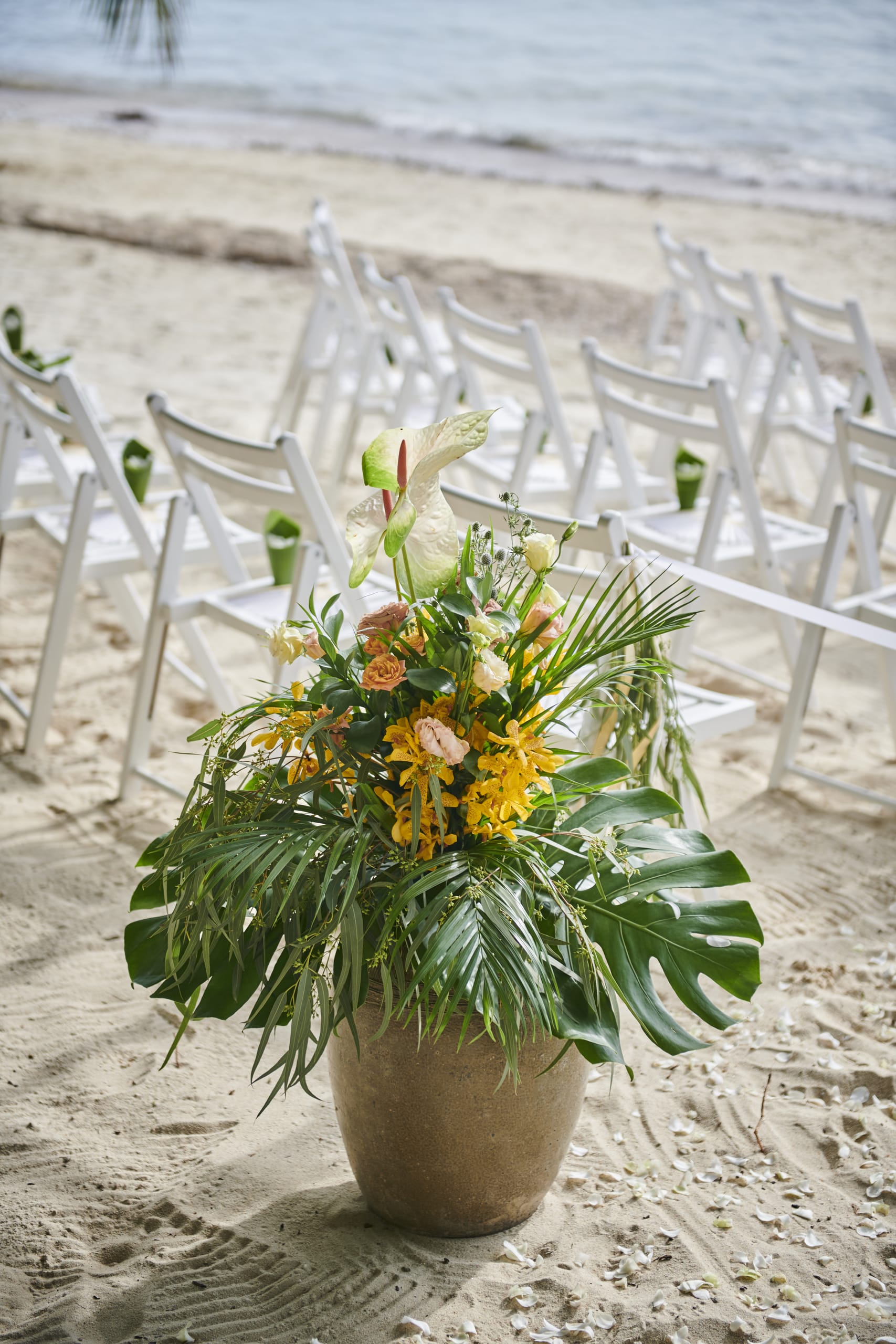 beach wedding decoration
