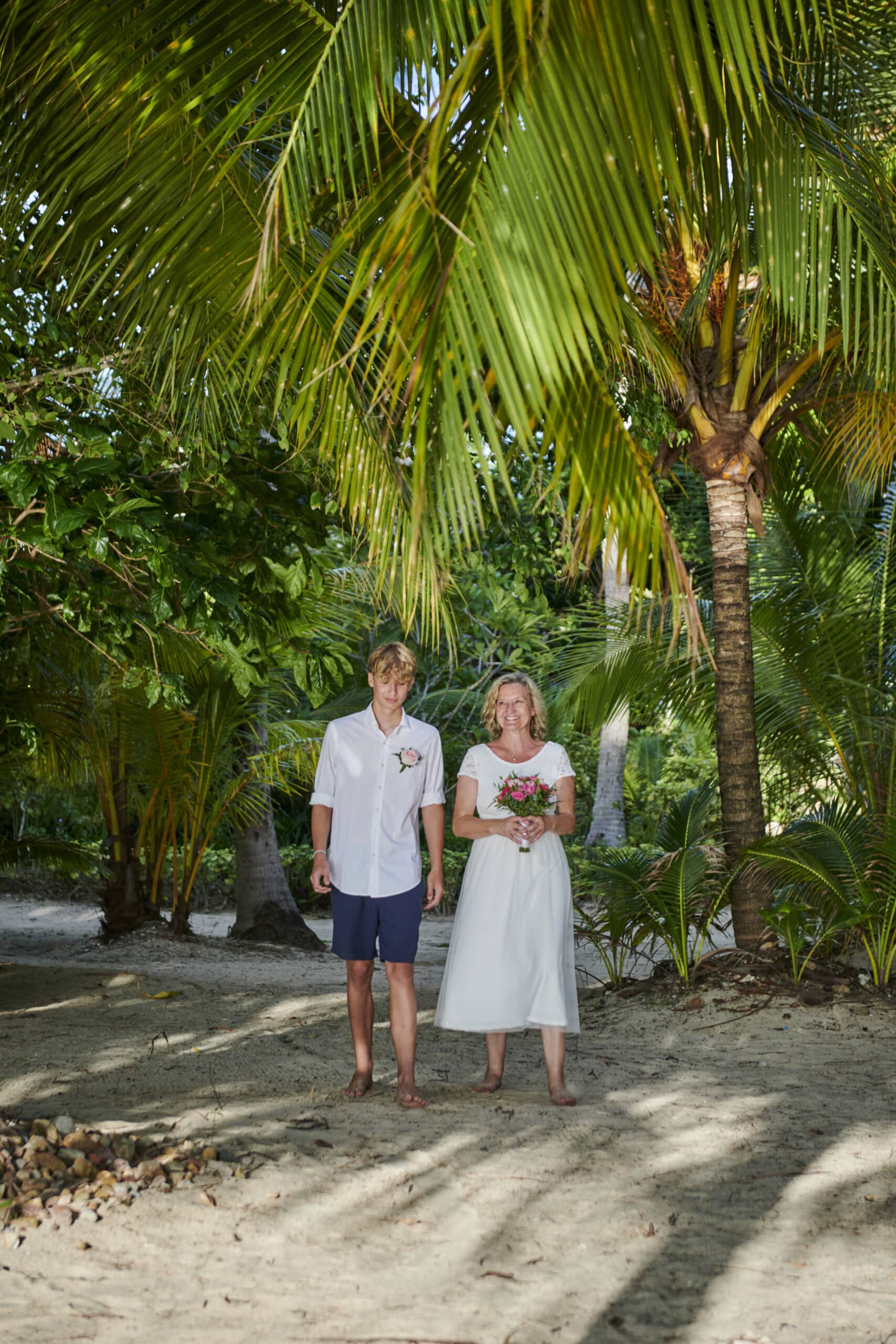 beach wedding ceremony