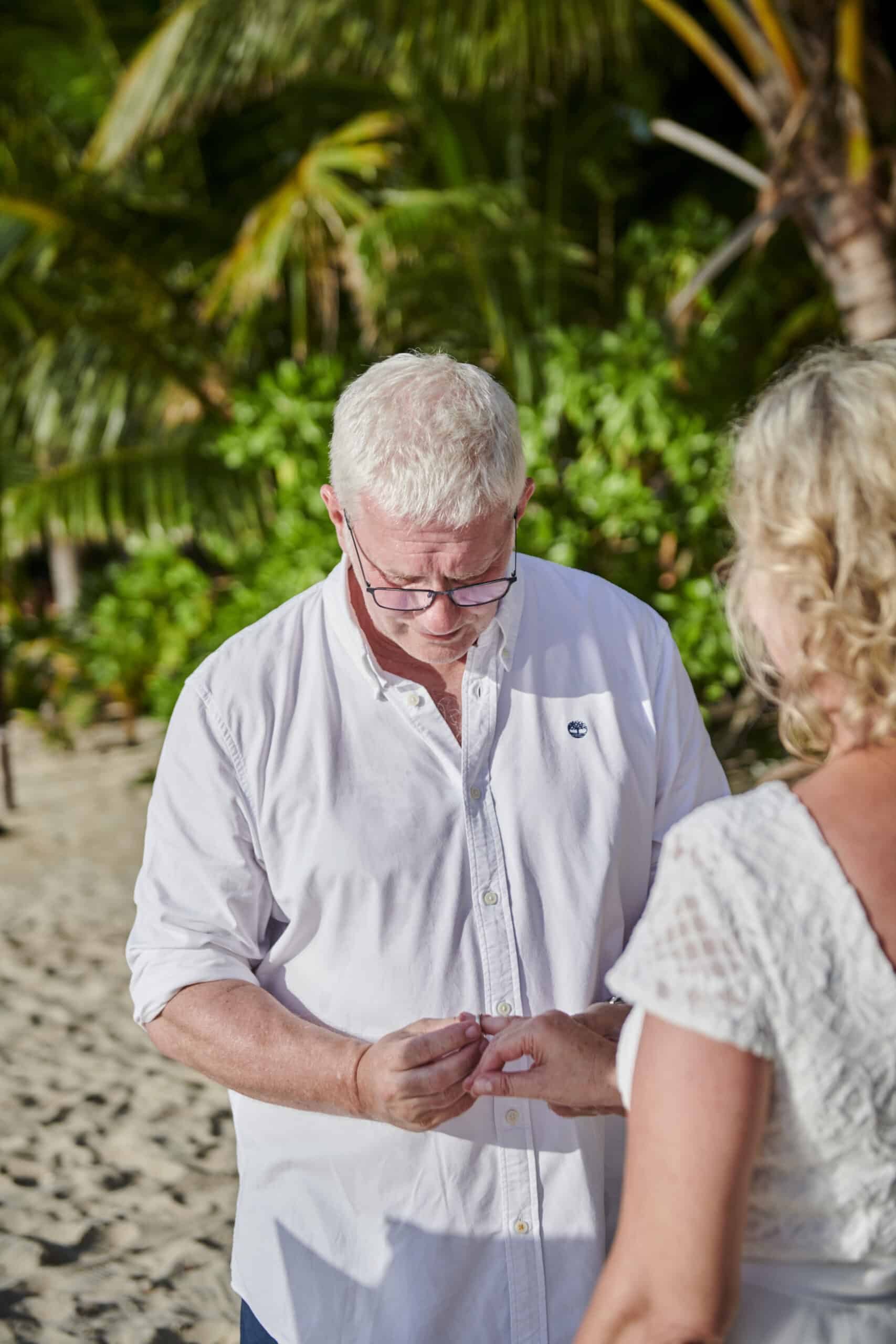 beach wedding ceremony