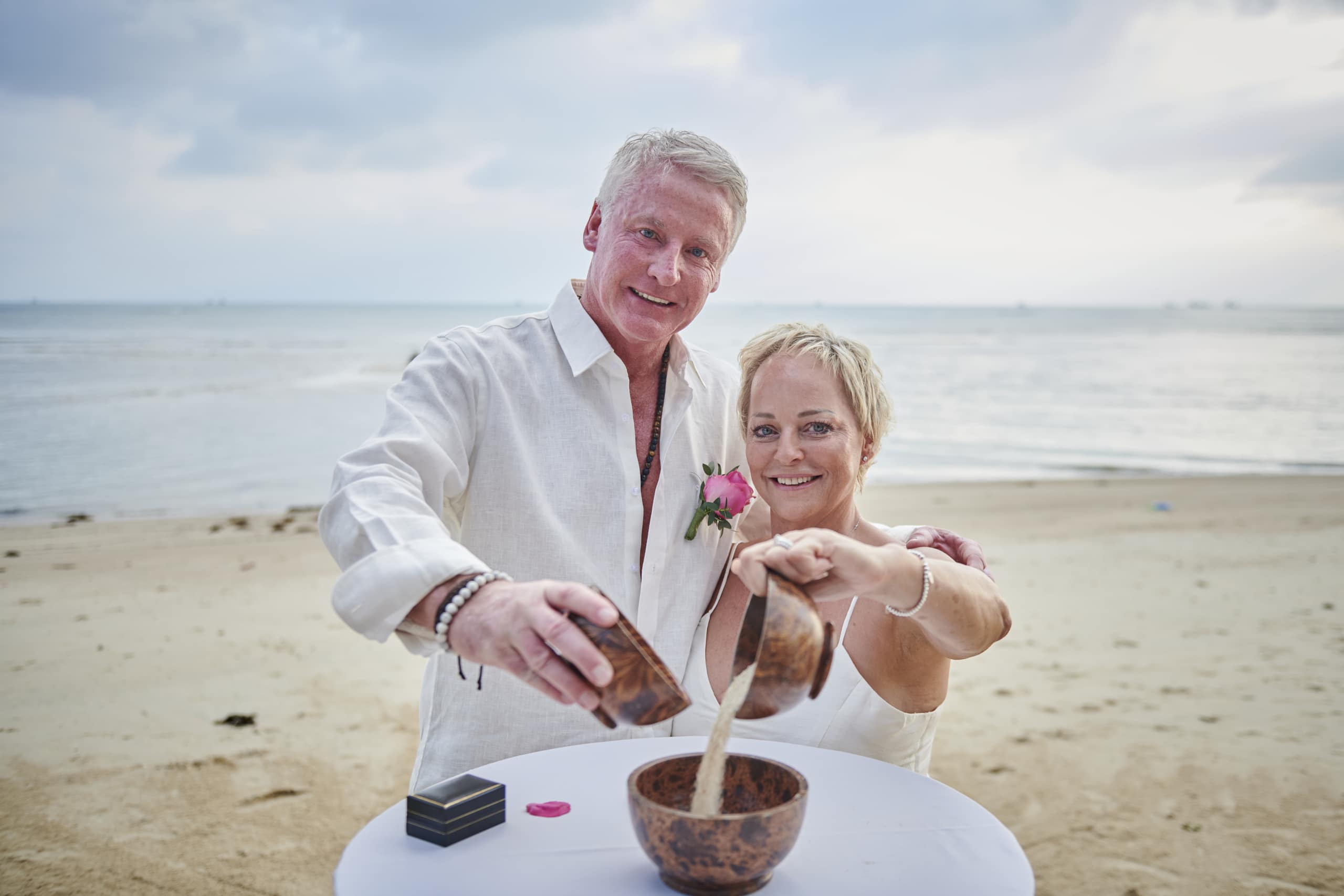 beach wedding ceremony