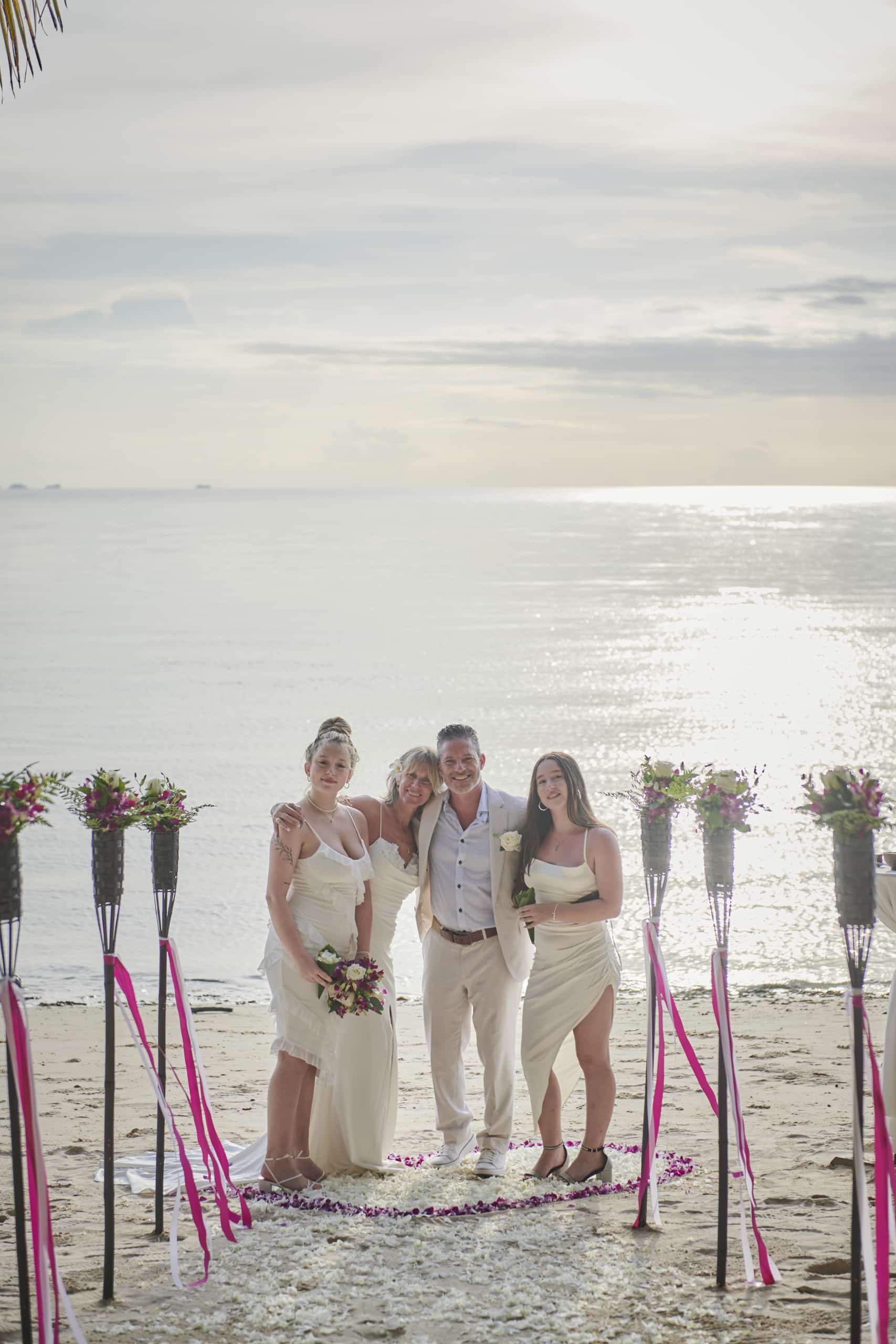 beach wedding ceremony