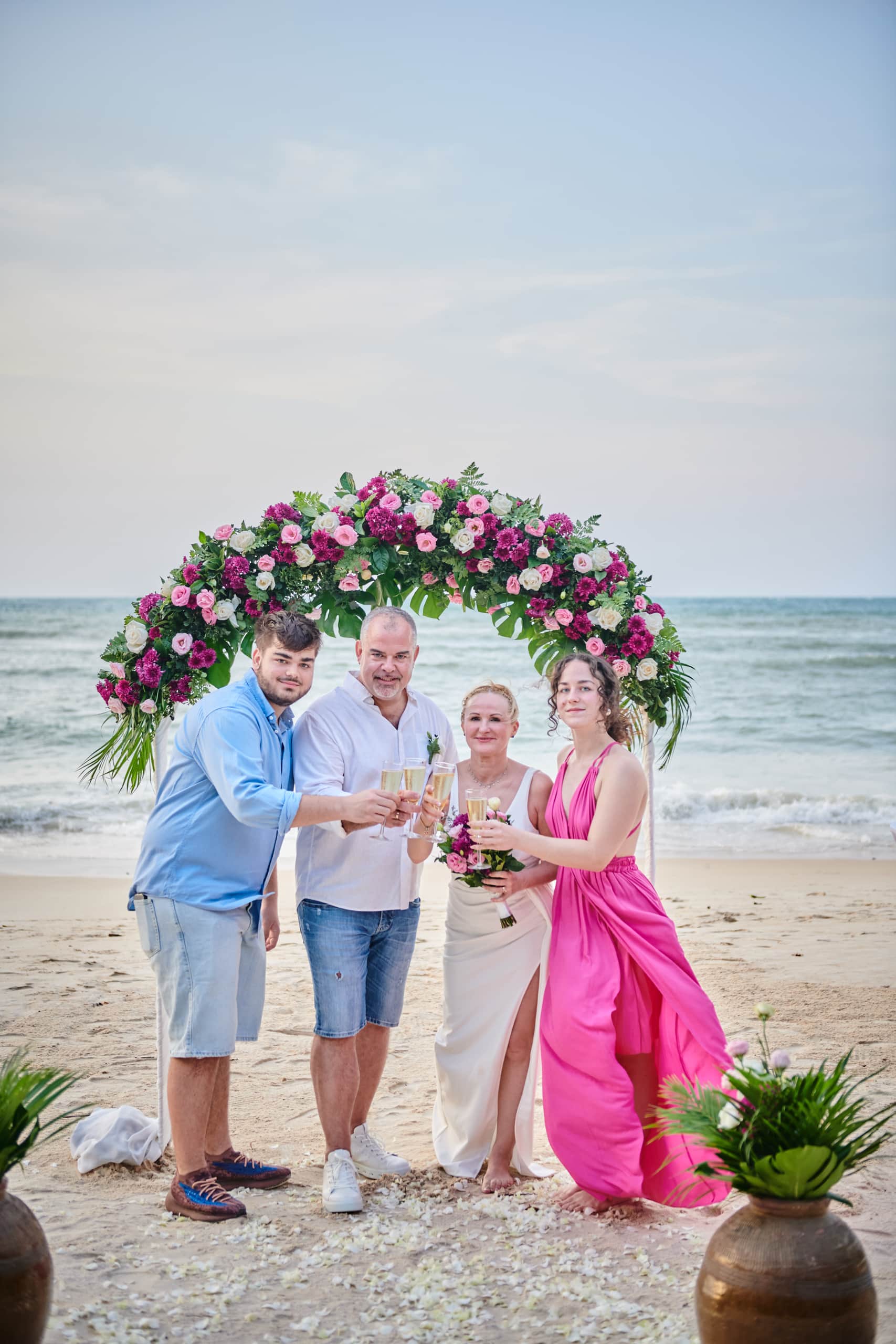 beach wedding shooting
