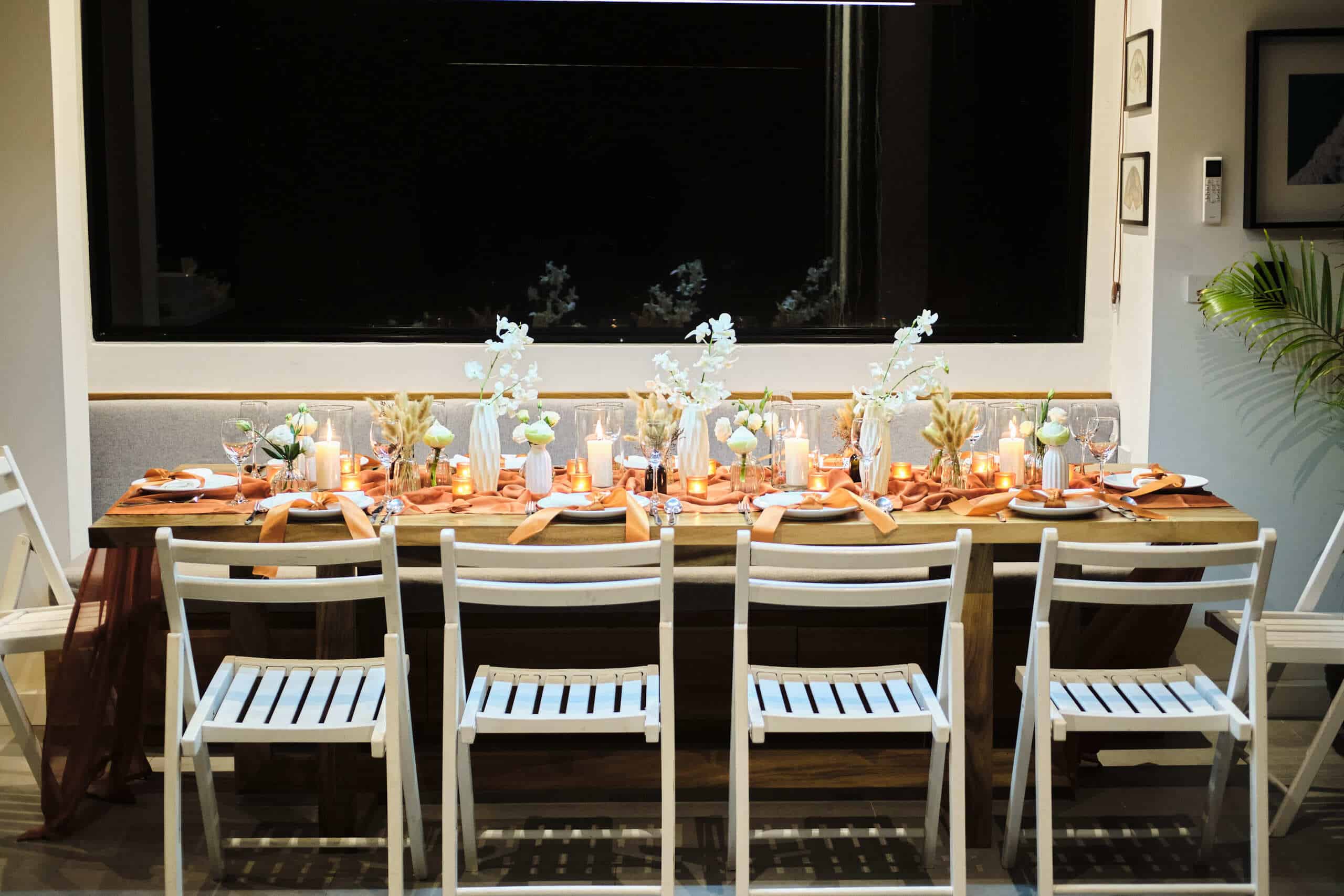 wedding dinner table decoration