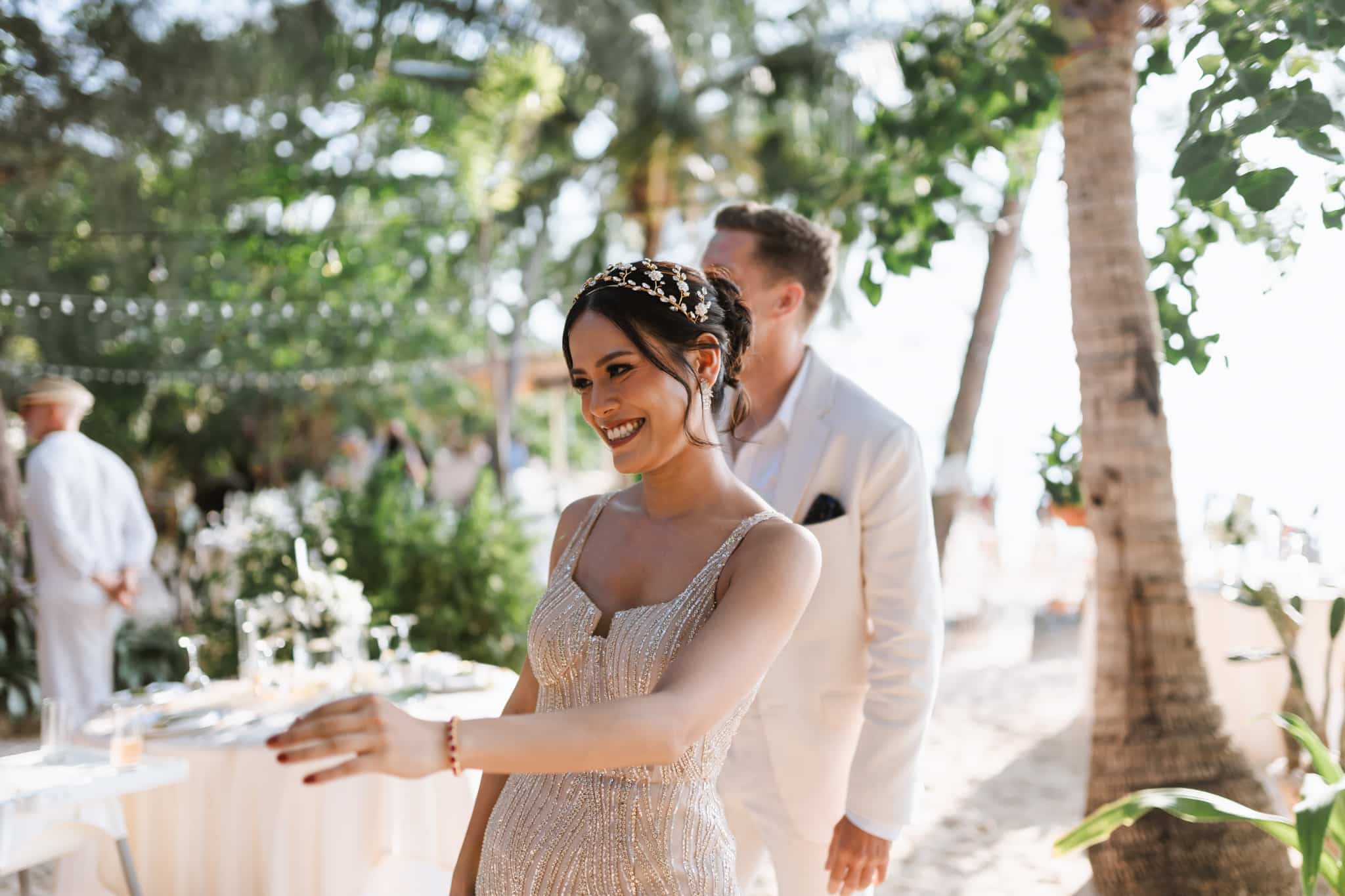 wedding bride and groom