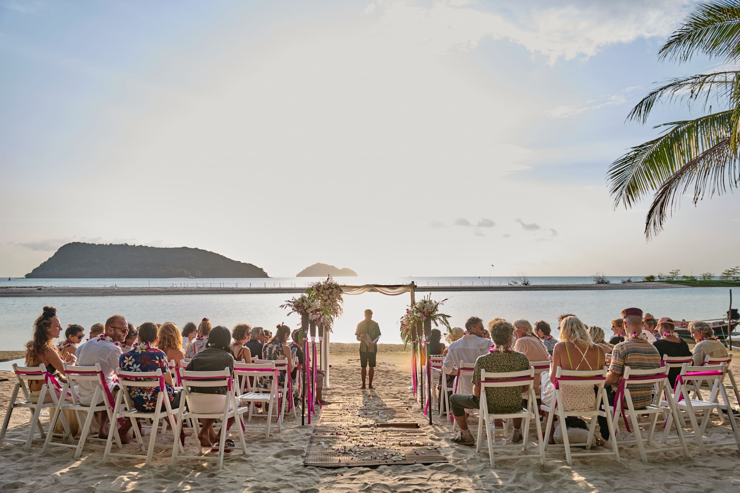 wedding ceremony guests