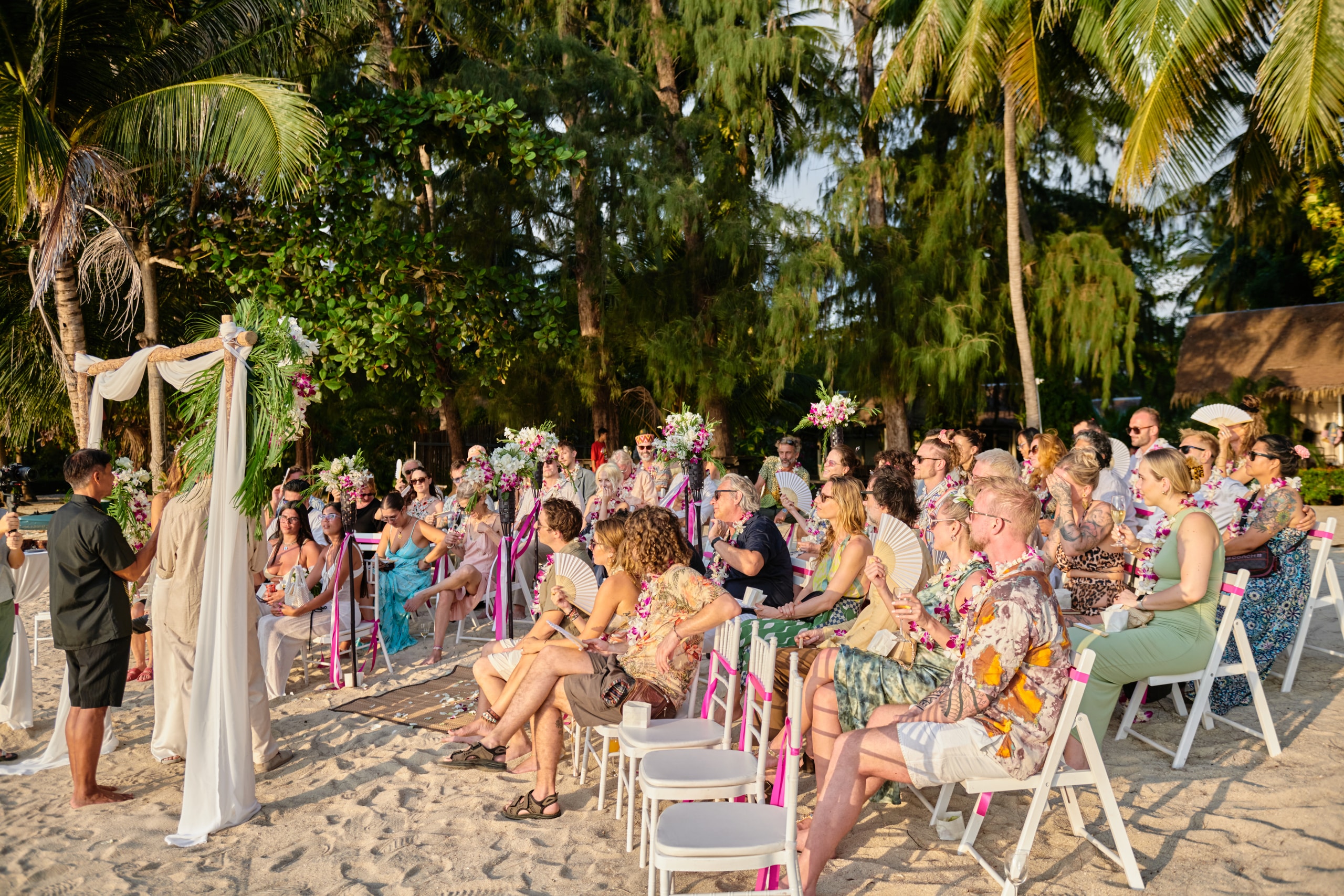 wedding ceremony guests