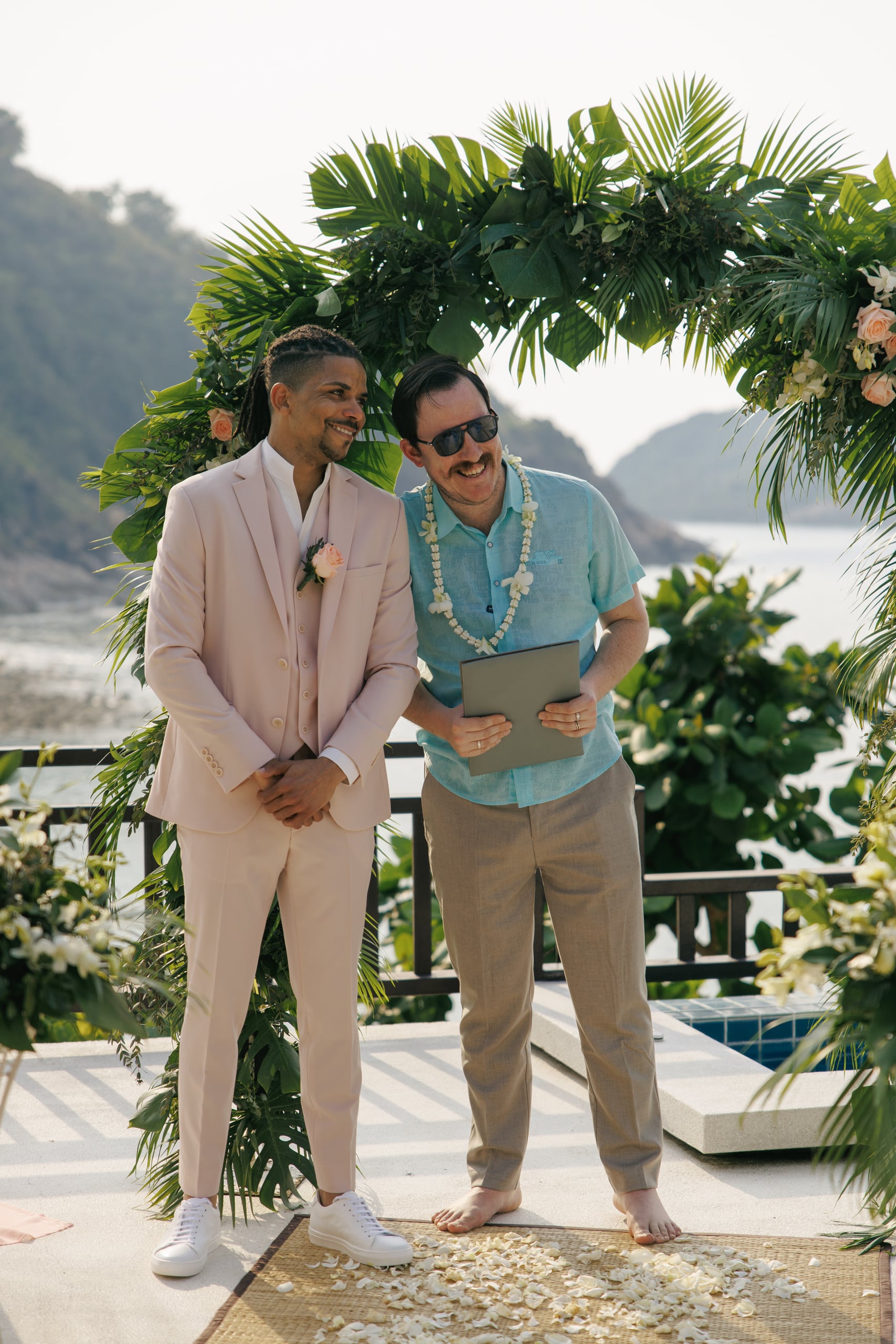 wedding ceremony groom