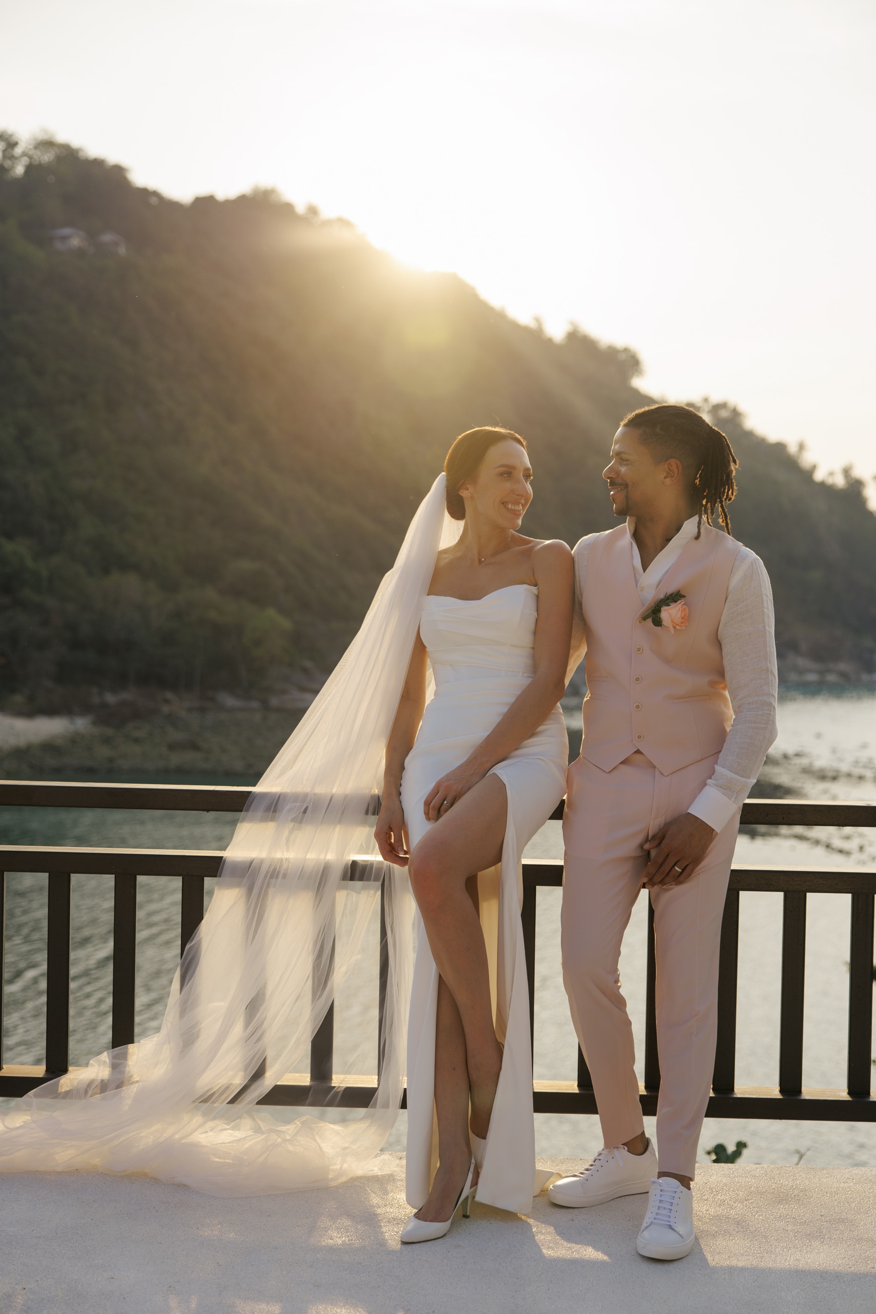 wedding couple shooting