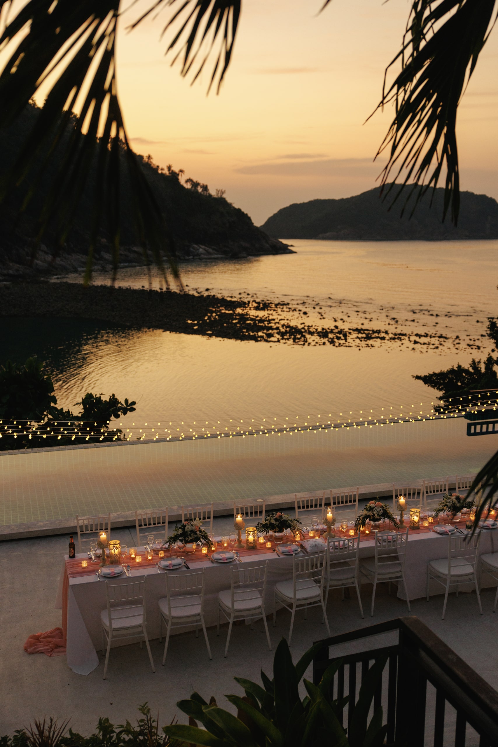 wedding dinner seaview