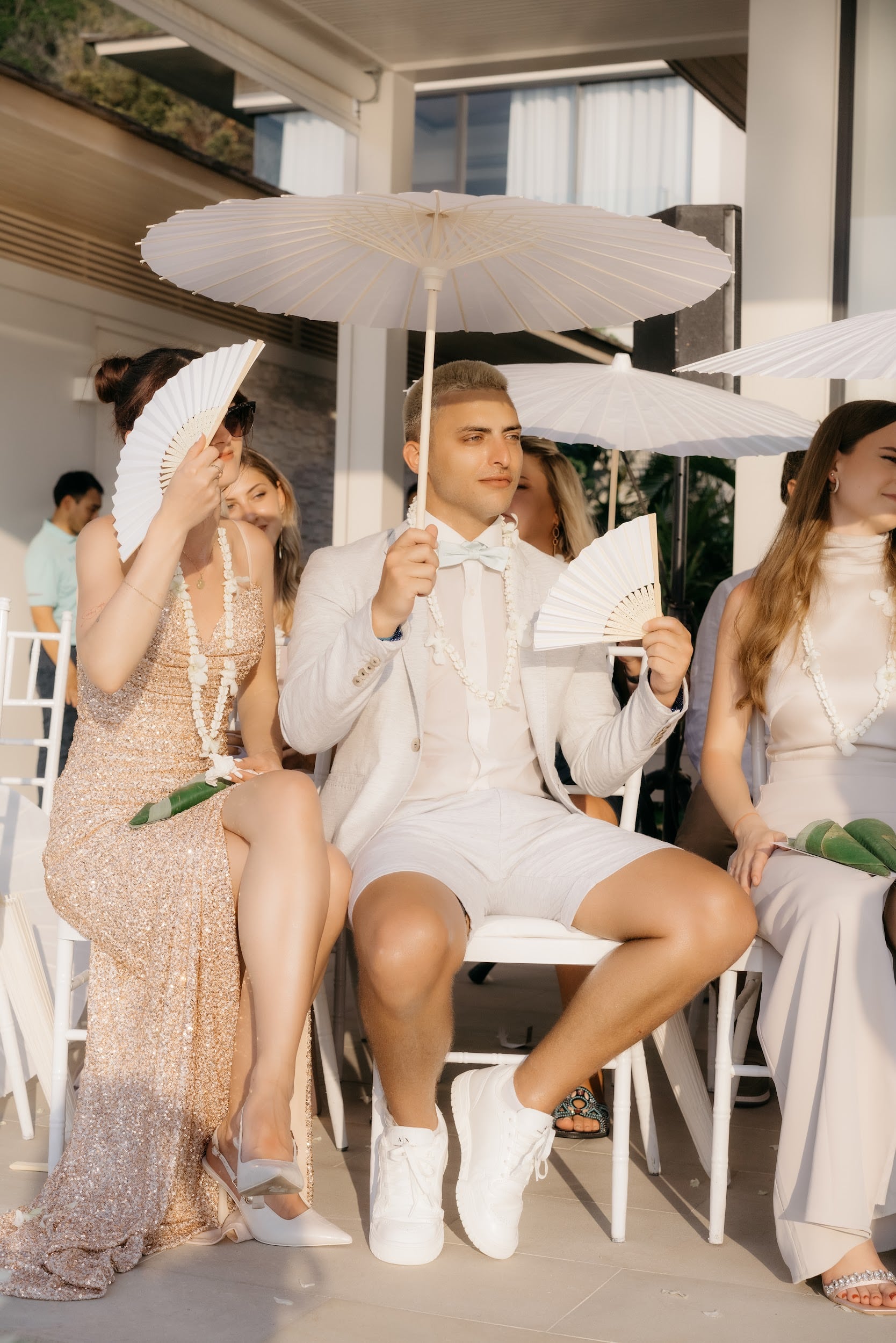 wedding ceremony guests