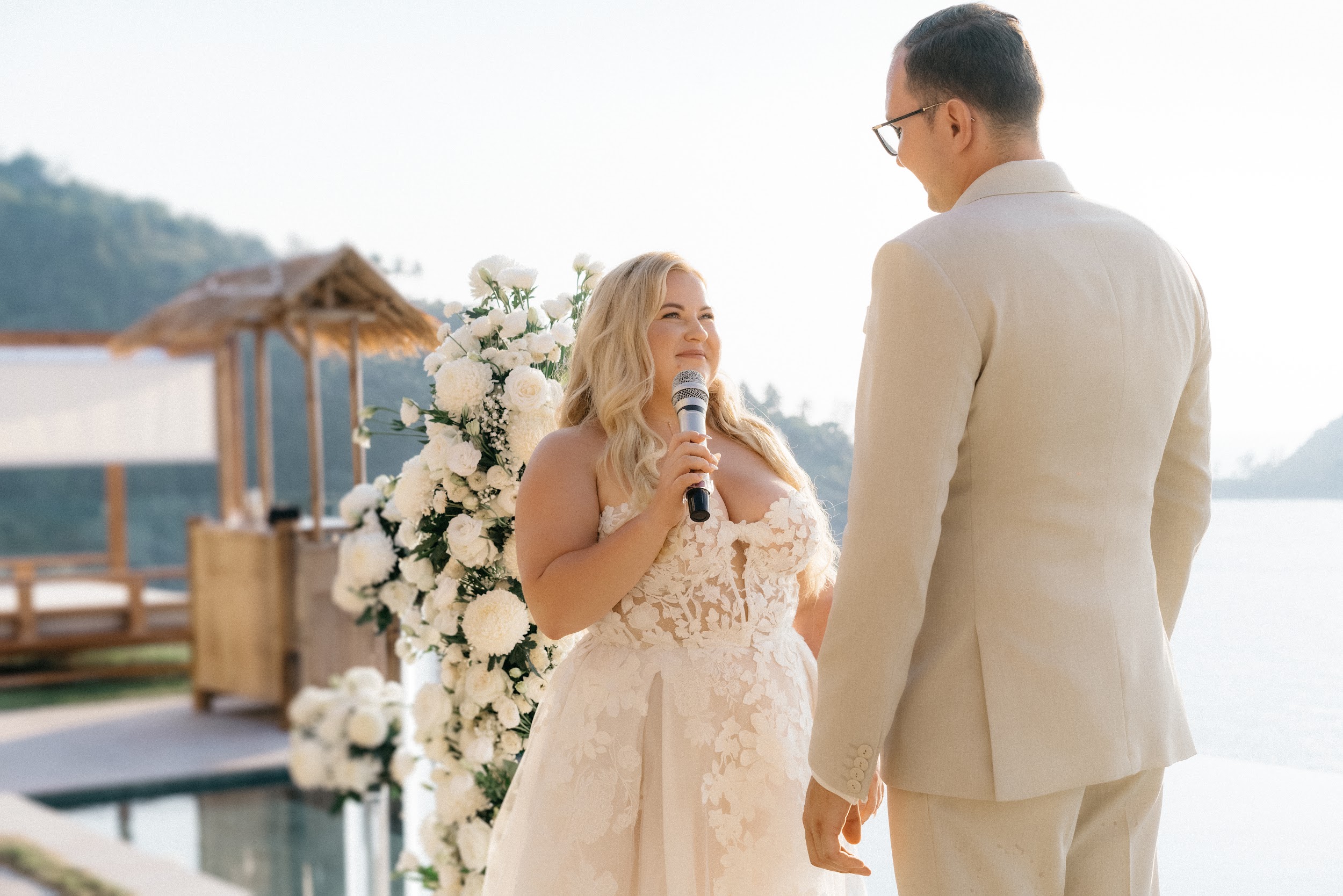 wedding ceremony couple