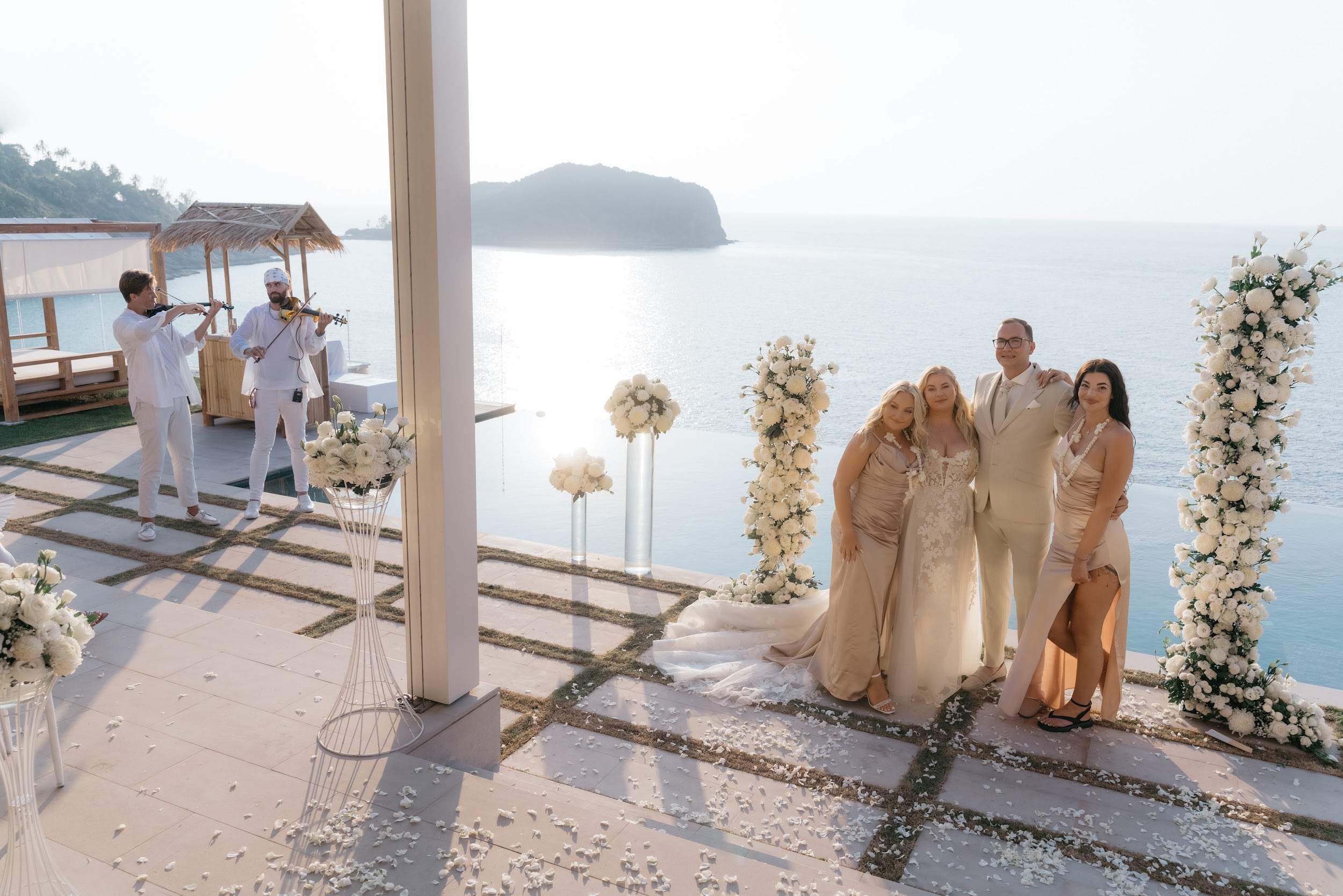 villa wedding seaview